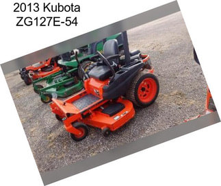 2013 Kubota ZG127E-54