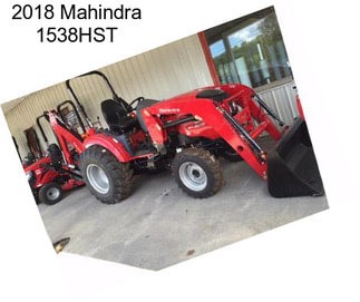 2018 Mahindra 1538HST