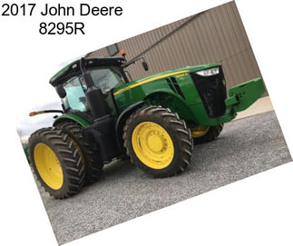 2017 John Deere 8295R