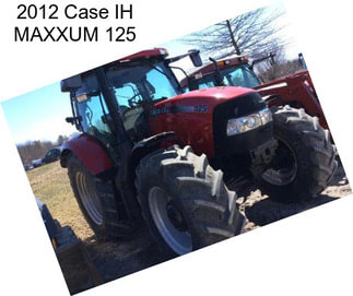 2012 Case IH MAXXUM 125