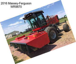 2016 Massey-Ferguson WR9870