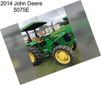 2014 John Deere 5075E