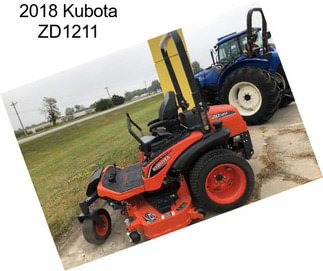 2018 Kubota ZD1211