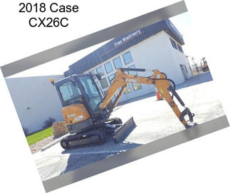 2018 Case CX26C