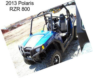 2013 Polaris RZR 800