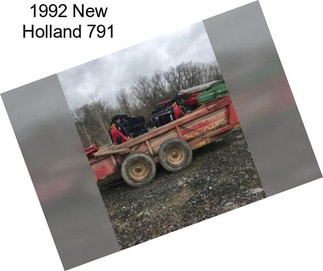 1992 New Holland 791