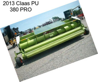 2013 Claas PU 380 PRO