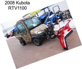 2008 Kubota RTV1100