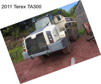 2011 Terex TA300