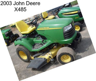 2003 John Deere X485