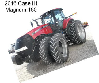 2016 Case IH Magnum 180