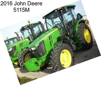 2016 John Deere 5115M