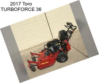 2017 Toro TURBOFORCE 36