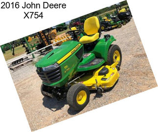 2016 John Deere X754