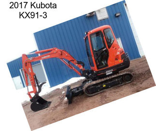 2017 Kubota KX91-3