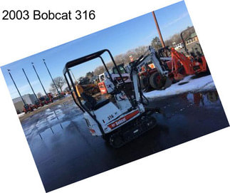 2003 Bobcat 316