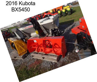 2016 Kubota BX5450