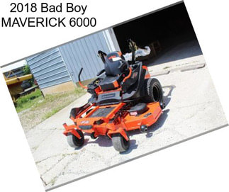 2018 Bad Boy MAVERICK 6000