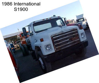 1986 International S1900