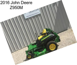 2016 John Deere Z950M