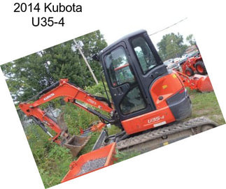 2014 Kubota U35-4