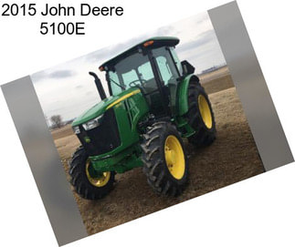 2015 John Deere 5100E