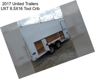 2017 United Trailers UXT 8.5X16 Tool Crib