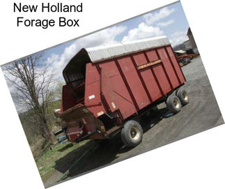 New Holland Forage Box