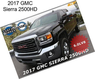 2017 GMC Sierra 2500HD