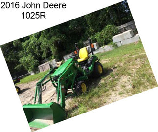 2016 John Deere 1025R