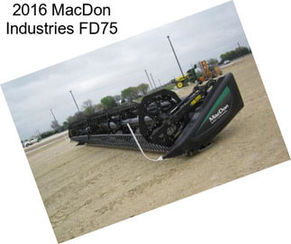 2016 MacDon Industries FD75