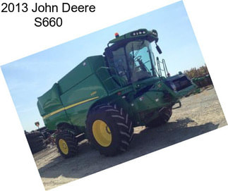 2013 John Deere S660