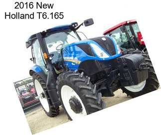 2016 New Holland T6.165