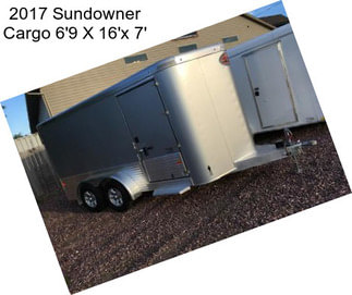 2017 Sundowner Cargo 6\'9\