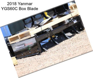 2018 Yanmar YGS60C Box Blade