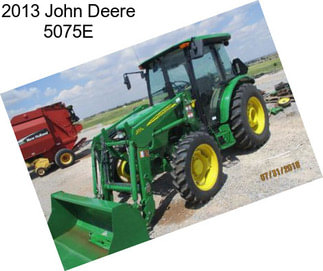 2013 John Deere 5075E