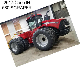 2017 Case IH 580 SCRAPER