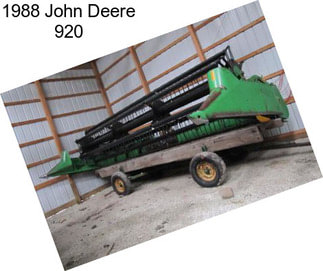 1988 John Deere 920