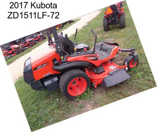 2017 Kubota ZD1511LF-72