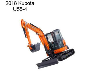 2018 Kubota U55-4