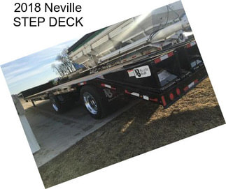 2018 Neville STEP DECK