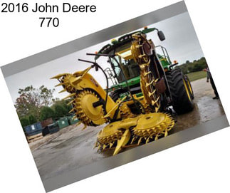 2016 John Deere 770