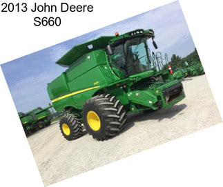 2013 John Deere S660