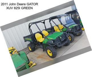 2011 John Deere GATOR XUV 825I GREEN