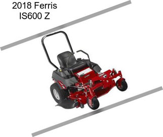 2018 Ferris IS600 Z