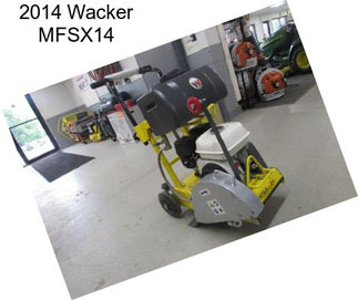 2014 Wacker MFSX14