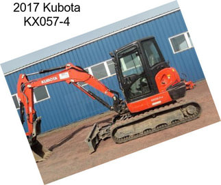 2017 Kubota KX057-4