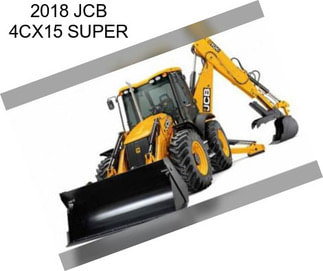 2018 JCB 4CX15 SUPER