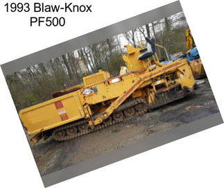 1993 Blaw-Knox PF500