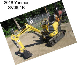 2018 Yanmar SV08-1B